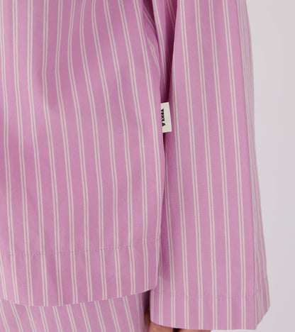 Pyjamas Shirt Purple Pink Stripes