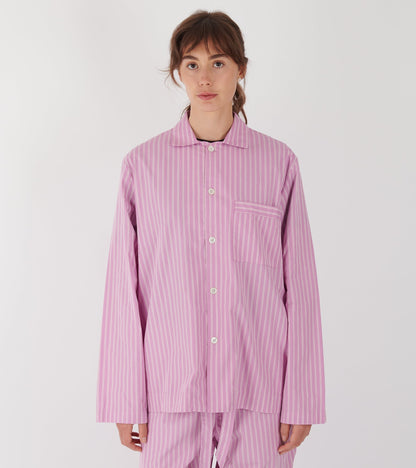 Pyjamas Shirt Purple Pink Stripes