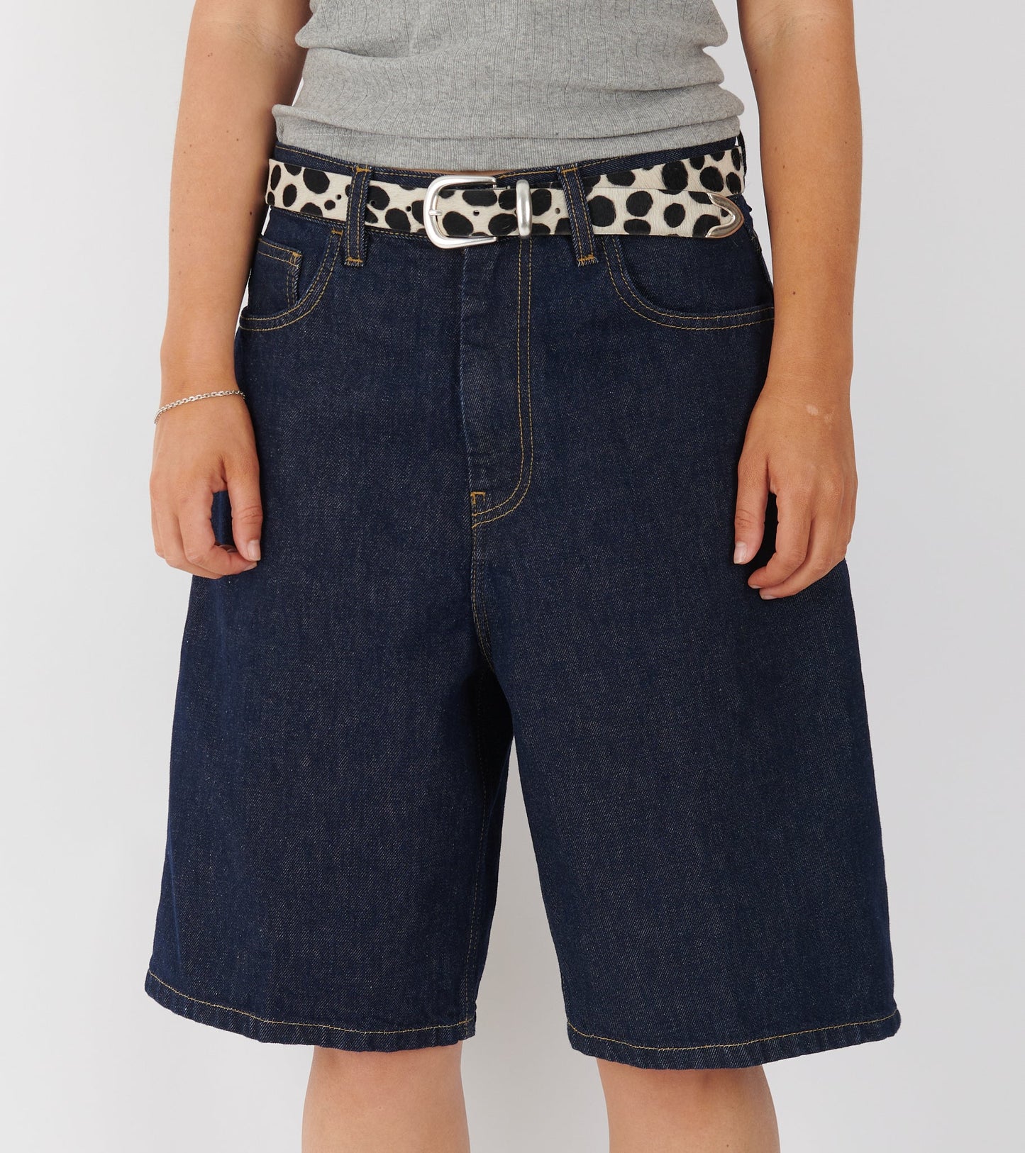 W Brandon Shorts Blue Rinsed