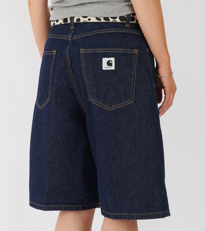 W Brandon Shorts Blue Rinsed