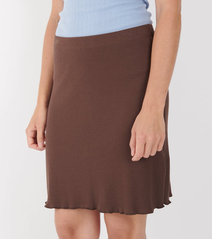 Mini Skirt Brown