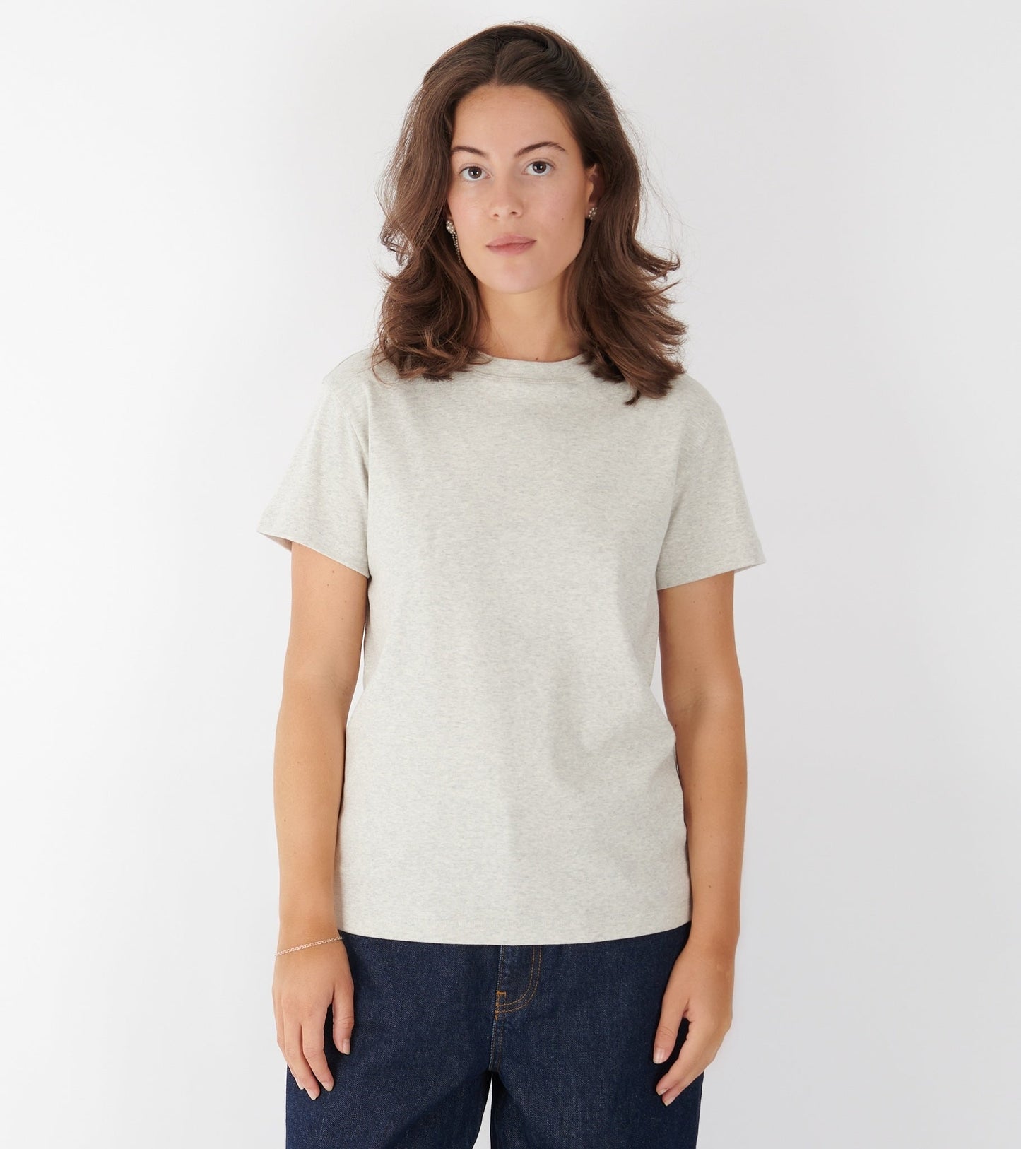 Monica Tee Heather Grey