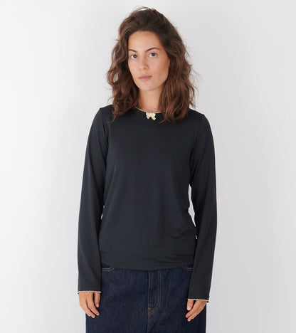 Caro Jersey Long Sleeve Black