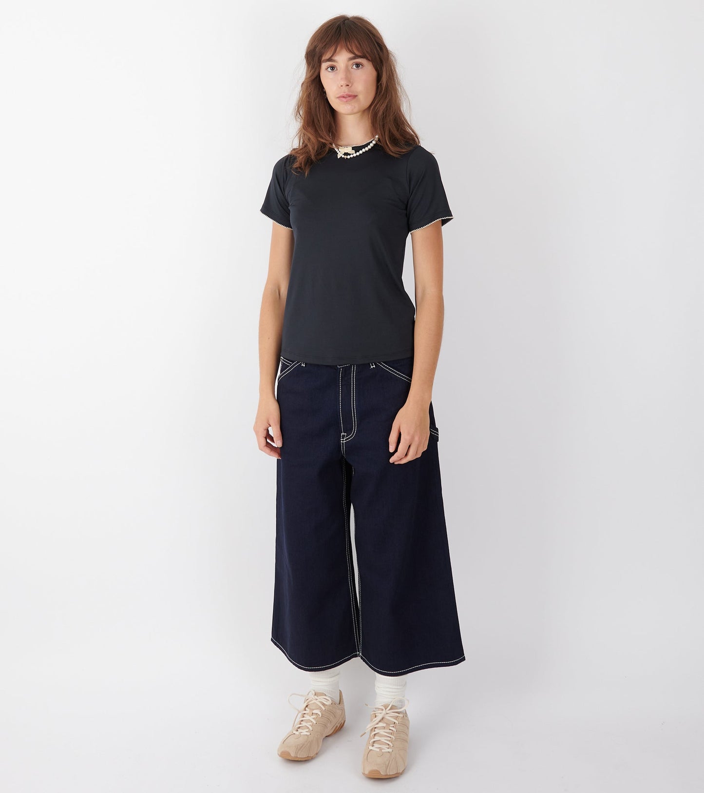 Caro Jersey T-shirt Black
