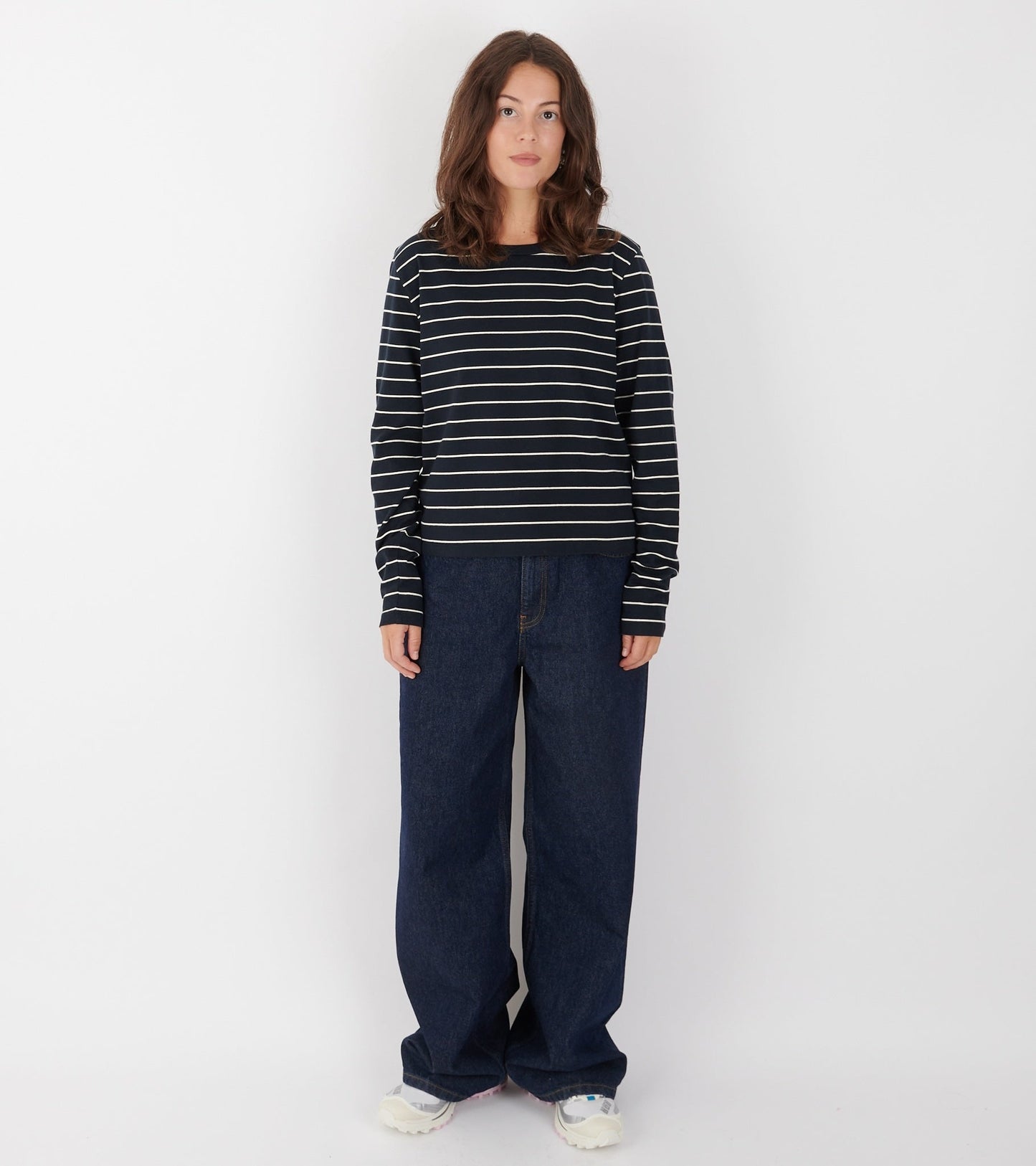 Loui Blouse Navy/White Stripe