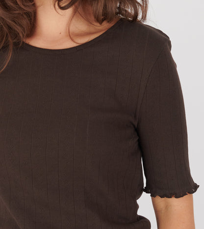 Edie Tee Dark Brown