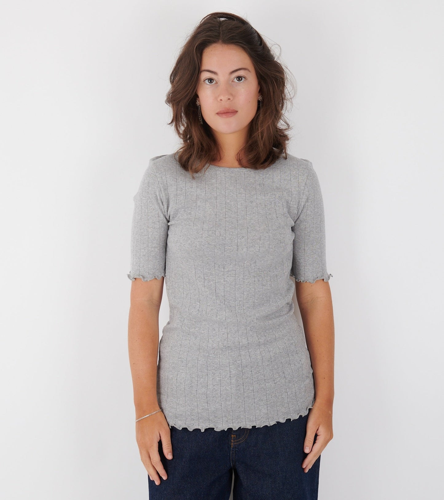 Edie Tee Grey Melange