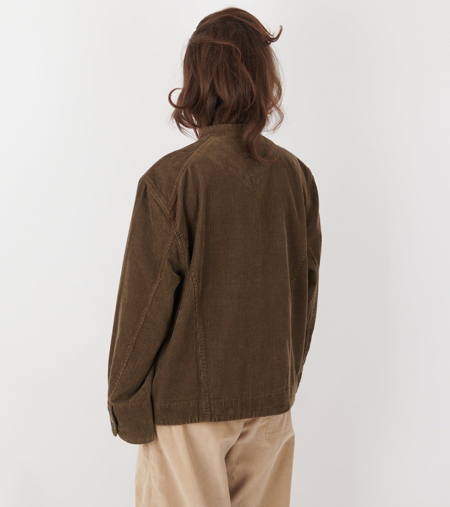Angela Jacket Corduroy Bark
