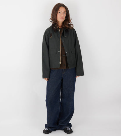 Barbour Spey Wax Jacket Sage