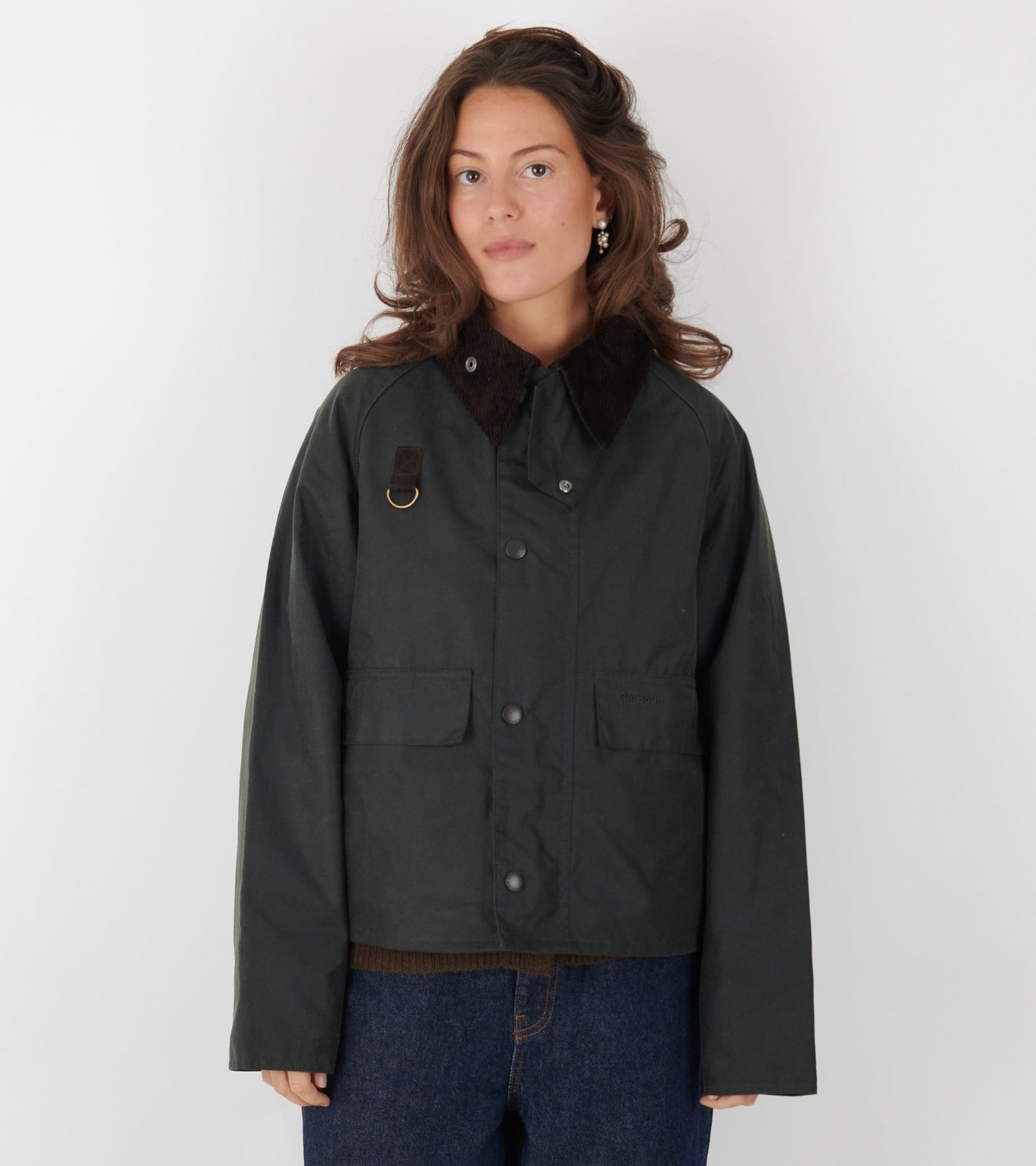 Barbour Spey Wax Jacket Sage