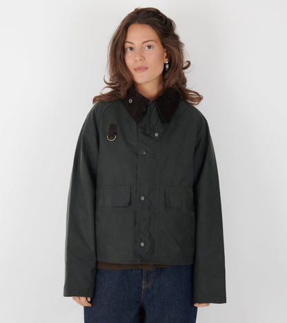 Barbour Spey Wax Jacket Sage