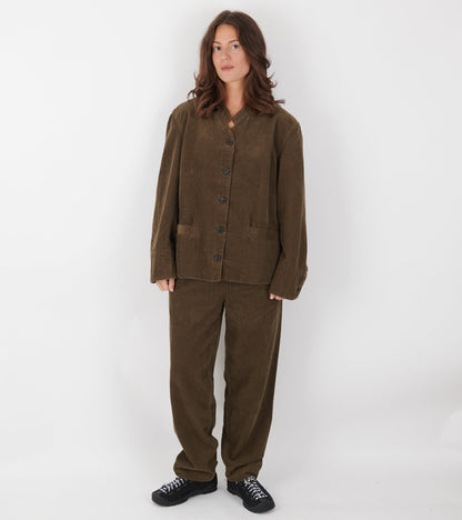 Angela Jacket Corduroy Bark