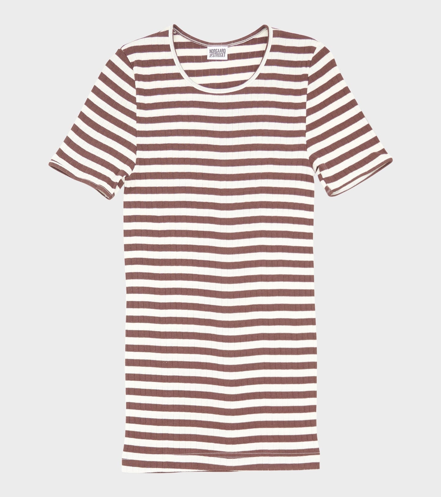 101 Short Sleeve T-shirt Brown/Ecru