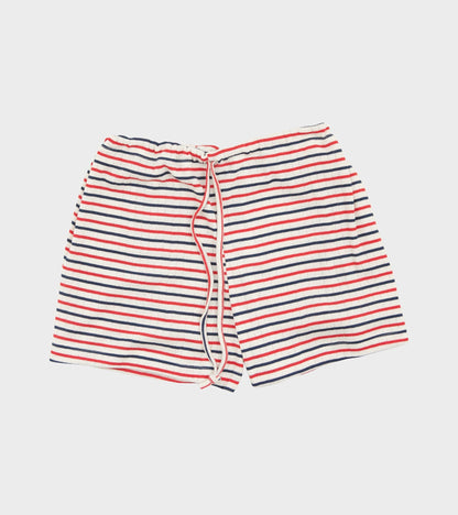 Nova Shorts 1 Ecru/Marine/Red