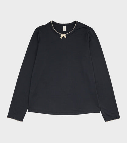 Caro Jersey Long Sleeve Black
