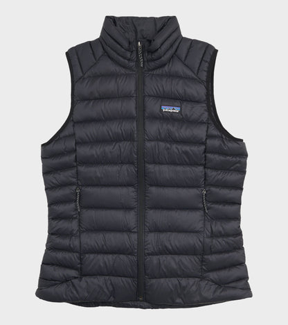 W's Down Sweater Vest Black