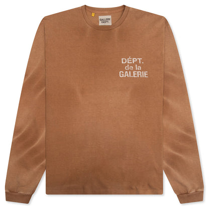 French L/S Tee - Cocoa
