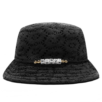 Friendship Crochet Bucket Hat - Black