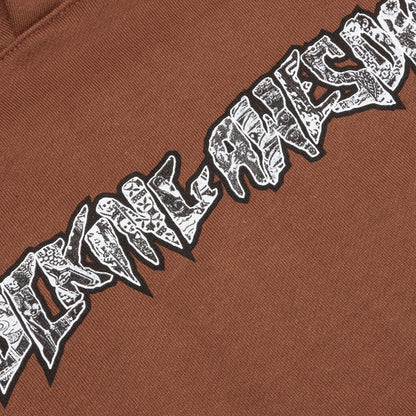 Acupuncture Stamp Hoodie - Burnt Orange
