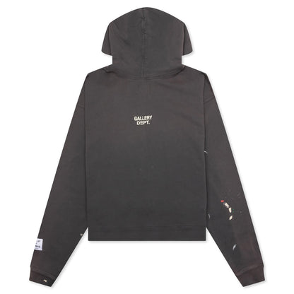 90s Recycle Hoodie - Washed Black