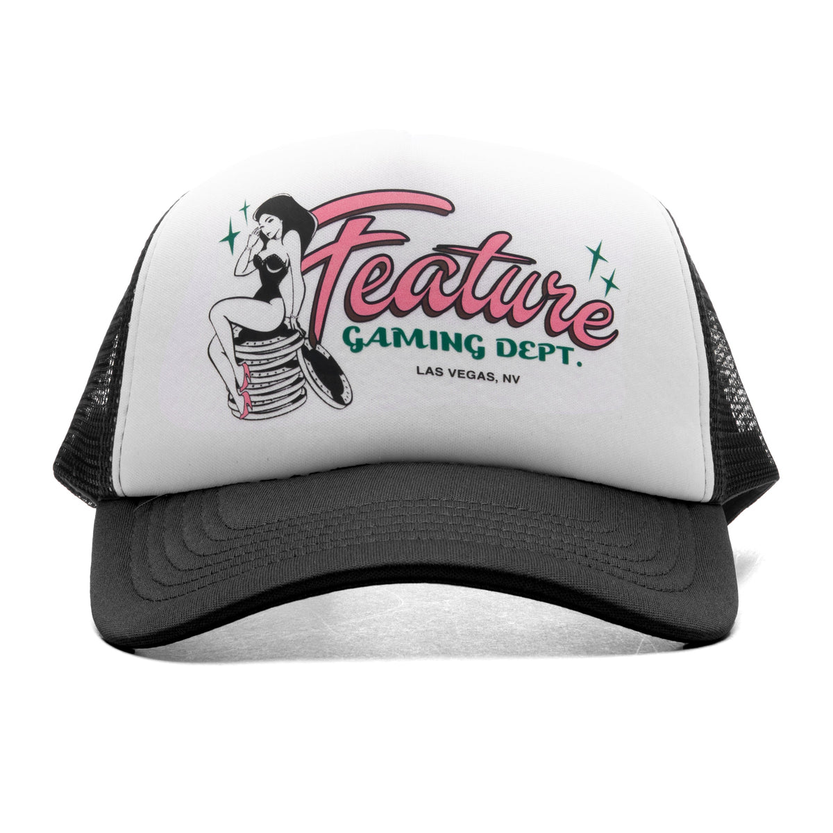 Gaming Trucker - Black/White