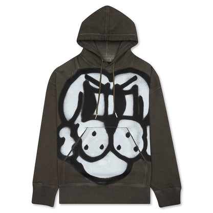 Chito The Boy Oversized Hoodie Veg. Dye - Military Green