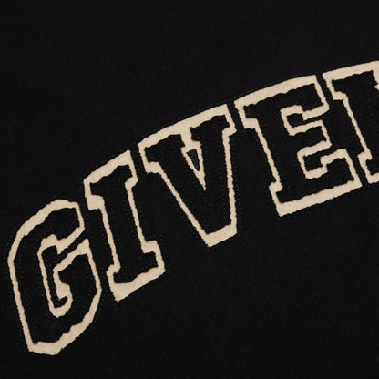 Varsity Logo Oversized T-Shirt - Black