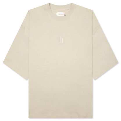 H Stamp Box Tee - Bone