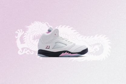Air Jordan 5 Retro OG '35th Anniversary' (PS) - White/Black/Med Soft Pink/White
