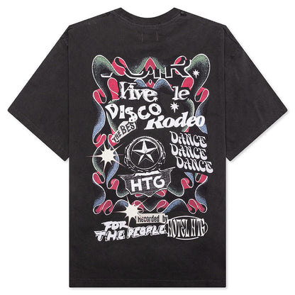 HTG Hotel Collage S/S Tee - Black