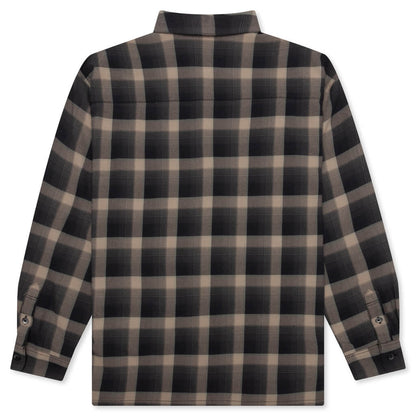 Half Hombre Check Shirt L/S - Beige