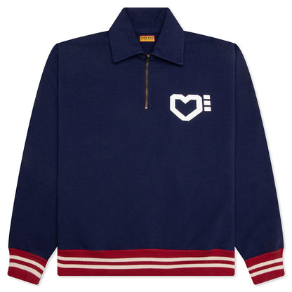 Half-Zip Sweatshirt - Navy