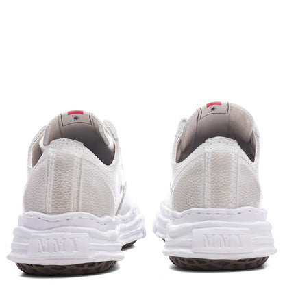 Hank Low OG Sole Brushed Shrink Leather - White
