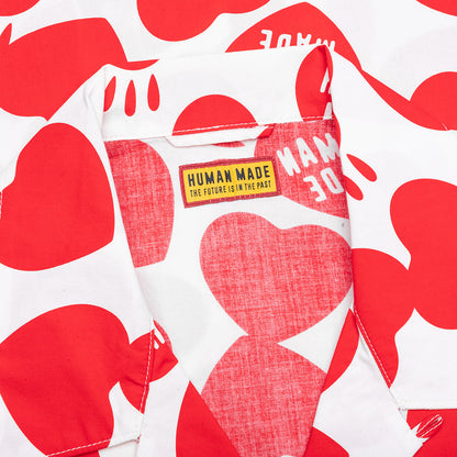 Heart Aloha Shirt - White