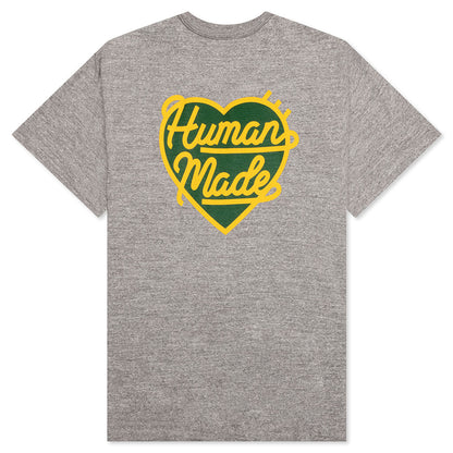 Heart Badge T-Shirt - Grey