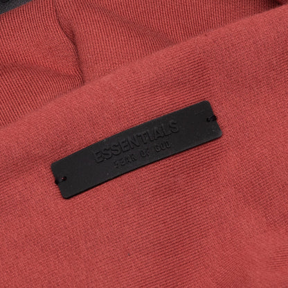 Heavy Fleece Fullzip Hoodie - Crimson