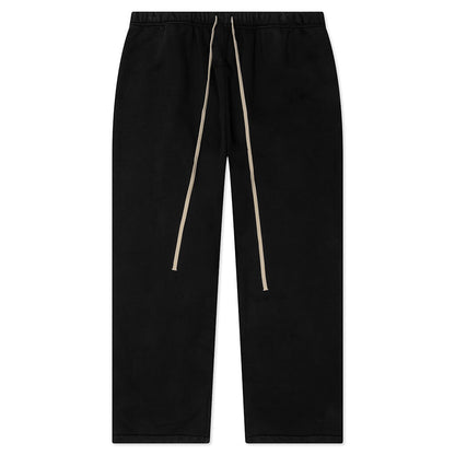 Heavy Fleece Relaxed Sweatpant - Black