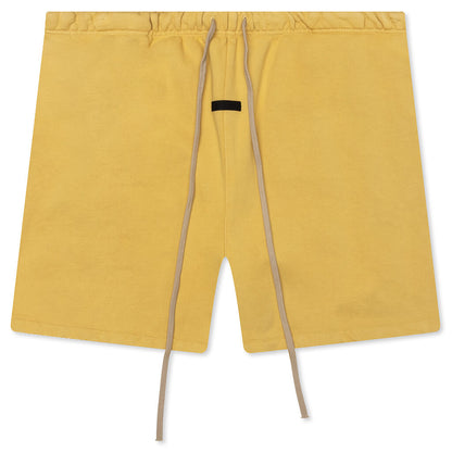 Heavy Fleece Soccer Short - Amber