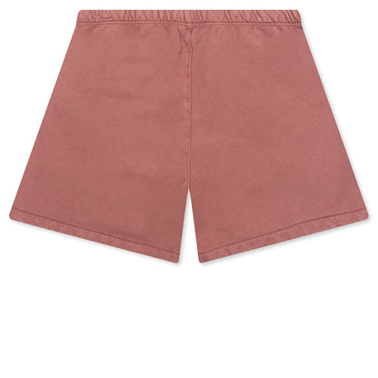Heavy Fleece Soccer Short - Crimson