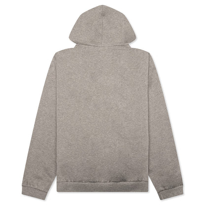 Heavy Fleece Vintage Shrunken Hoodie - Heather Gray