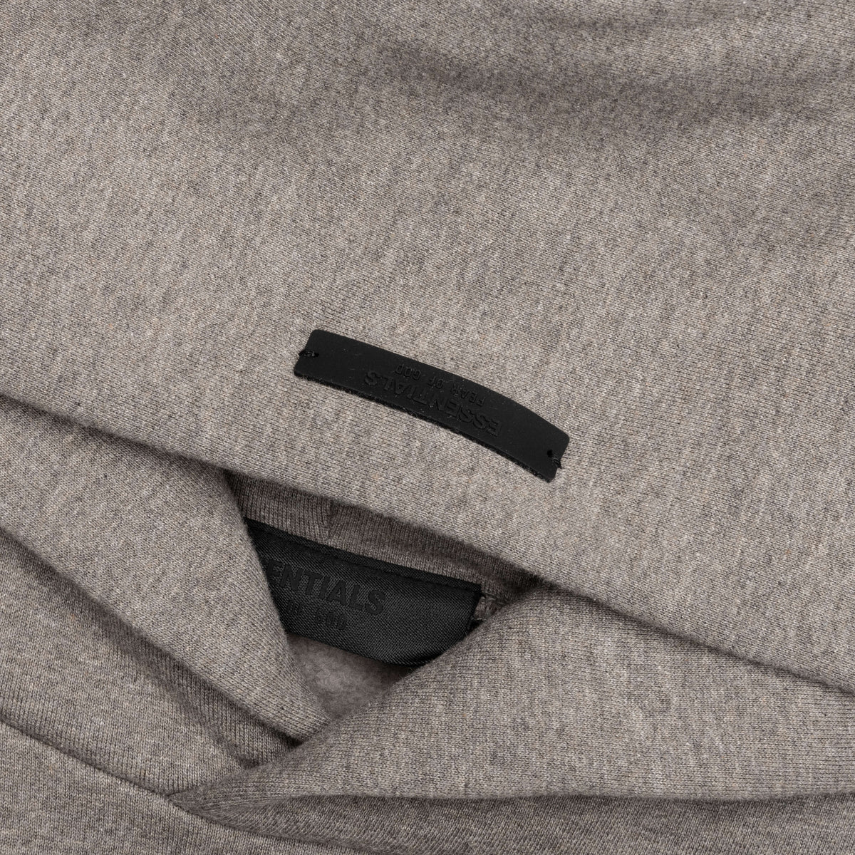 Heavy Fleece Vintage Shrunken Hoodie - Heather Gray