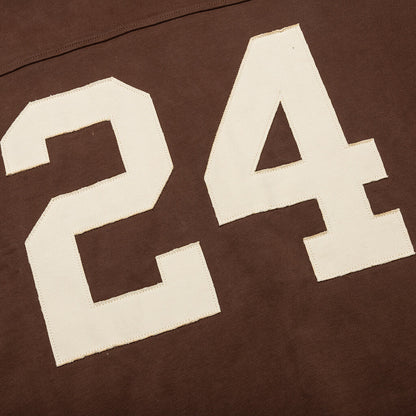 Heavy cotton 24 Football Jersey - Brown