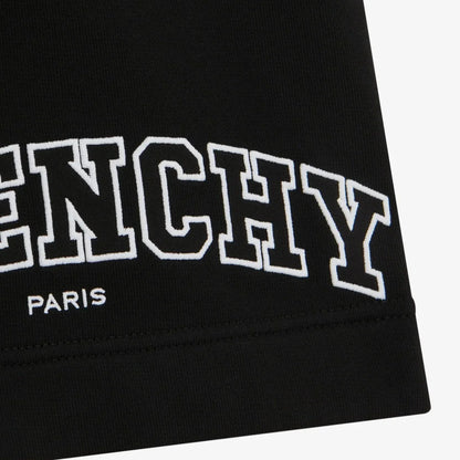 Givenchy Black Embroidered Logo Sweatshorts