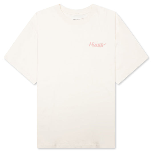 Honor Globe Logo Tee - Cream
