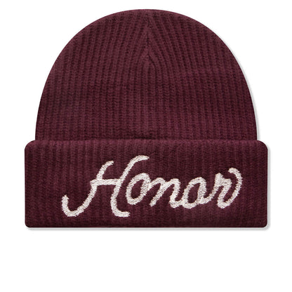 Honor Heavy Knit Beanie - Berry