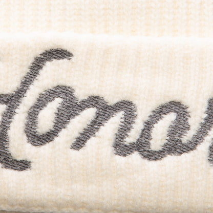 Honor Heavy Knit Beanie - Vintage White
