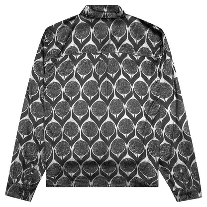 Honor The Gift Floral L/S Button-Up - Black