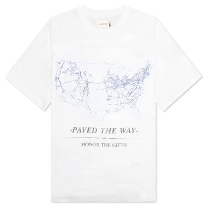 Pave The Way S/S Tee - White
