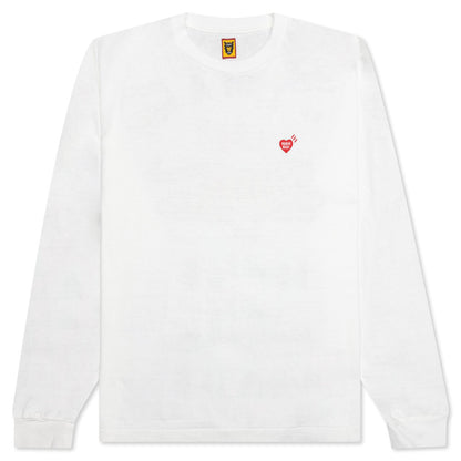 Graphic L/S T-Shirt #03 - White