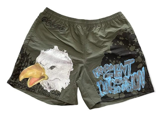 TRAVIS SCOTT CACTUS JACK FOR FRAGMENT IMAGINATION SHORTS CHARCOAL